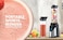 Neonics Portable Sports Blender Juicer 500W &ndash; One-Touch Smoothie Maker with 570ML BPA-Free Sports Bottle, Leak-Proof Travel Lid, Stainless Steel Housing, LED Power Light, Personal Blender