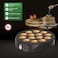 Pop Cake Maker with 14 Slots, 1000W Electric Non-Stick Cake Pop and Donut Hole Maker, Power &amp; Ready Indicator, Cool Touch Housing