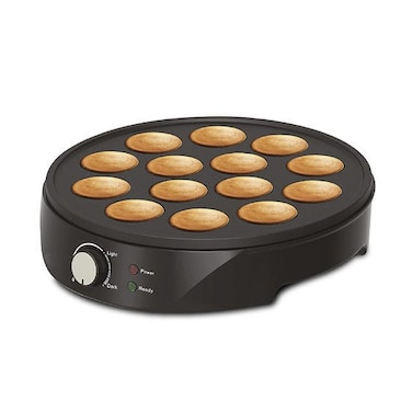 Pop Cake Maker with 14 Slots, 1000W Electric Non-Stick Cake Pop and Donut Hole Maker, Power &amp; Ready Indicator, Cool Touch Housing