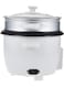 Automatic Rice Cooker 3 in 1 Functions 1L 400W Non Stick Inner Pot with Steamer Automatic Shut Off with Overheat Protection with Measuring Cup, Spoon