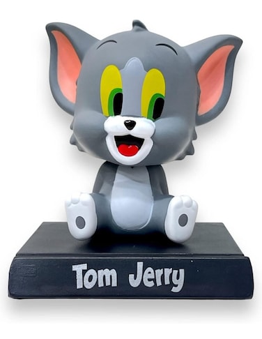 Tom Cat Action Figure Limited Edition Super Hero Bobblehead from Tom &amp; Jerry Cartoon for Car Dashboard, Office Desk &amp; Study Table