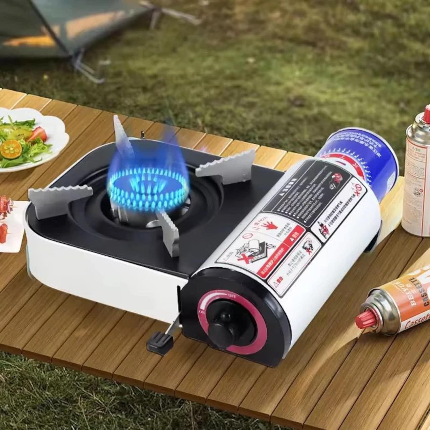 BUERK AEM-010　Mini Camping Gas Stove BUERK AEM-010 Mini Camping Gas Stove Amazon.com: Mini Square