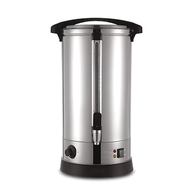 Stainless Steel Water Boiler 28L with Variable Temperature Control   Auto &amp; Reset Thermostat   Energy Efficient Hot Water Dispenser   Ideal for Hotels, Home, Hospitals, Events