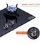 2 Burner Gas Stove with Black Tempered Glass Home Kitchen Gas Hob with Thermocouple Protection Durable, Stylish, Easy to Clean Cooktop  for Modern Kitchens