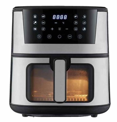 Digital Air Fryer 7L with Touch Control &amp; Digital Display, 12 Cooking Modes, Adjustable Temperature, 60-Min Timer, Oil-Free Cooking for Frying, Baking, Grilling, and Roasting