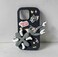 iPhone 14/15 Pro Max Case Cover Tom and Jerry Black Color, Jerry Running Motion Spinner Design, Shockproof Protective Cover  Black Color