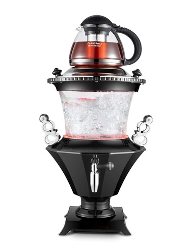 Neonics Electric Samovar for Coffee &amp; Tea, 3.2L Capacity, Fast Boiling, Automatic Shut-Off, Overheat Protection Elegant Black Design, Perfect for Home, Office, and Gatherings