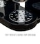 Kitchen Desk Double Head Cereal Dispenser - Food Container Black, Airtight Dry Food Storage Container with Dual Control, Perfect for Cereal, Nuts, Snacks & More