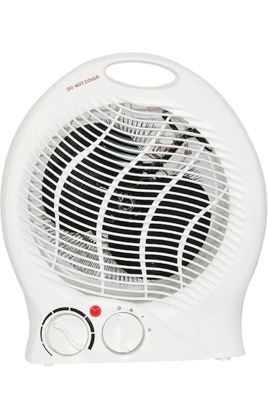 Portable Electric Fan Heater Room Heater with 2 Temperature Settings, Fast Heating &amp; Overheat Protection Compact &amp; Quiet Space Heater