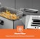 Deep Fryer with Adjustable Thermostat, 3L Capacity, Removable Frying Basket with Handle,  Stainless Steel Perfect for Fries, Wings, Tempura, Donuts, and More