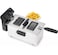 Deep Fryer with Adjustable Thermostat, 3L Capacity, Removable Frying Basket with Handle,  Stainless Steel Perfect for Fries, Wings, Tempura, Donuts, and More