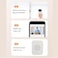 Smart Visual Doorbell Guards the Door with HD Video Communication Doorbell HD Camera IR Alarm Security Door Bell Wi-Fi Intercom for Home Apartment