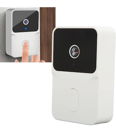 Smart Visual Doorbell Guards the Door with HD Video Communication Doorbell HD Camera IR Alarm Security Door Bell Wi-Fi Intercom for Home Apartment
