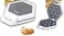 Kitchen Desk 24PCS Samosa Maker with 80% Less Fat, 1400 Watts Non-Stick Surface, Easy-to-Use White Electric Snack Maker for Healthy Cooking