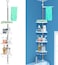 Kitchen Desk Bathroom Corner Rack, Caddy, Stand With 4 Tier Telescopic Adjustable Organiser No Drilling With Reusable Large Wall Storage For Bathroom & Kitchen