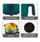 Kitchen Desk Electric Multi Cooker 1.2L 600W Multifunction Electric Cooker Nonstick Frying Pan Stainless Steel  Cool Touch Handle With Indicator for Dorm and Office
