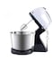 Electric Hand Mixer With Steel Bowl, 7 Speed With Small Blenders Cake Whipping Machine Includes Stainless Steel Beaters & Dough Hooks Whisk Kneaders