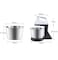 Electric Hand Mixer With Steel Bowl, 7 Speed With Small Blenders Cake Whipping Machine Includes Stainless Steel Beaters & Dough Hooks Whisk Kneaders