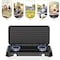 Generic Portable 2 Burner Gas Stove with Cover for Outdoor Camping & Garden Party Cooking Stove, Propane Gas Cooker with Windshield for BBQ, Tailgating, Picnic, and Outdoor Events