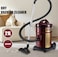Applianco Drum Vacuum Cleaner 2000W, Powerful Carpet & Floor Cleaning, 21L Tank Capacity, Extra Long Power Cord, Removable Filter with Brush head Ideal for Home, Office, and Mosque