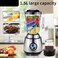 2 in 1 Juicer Blender with 800W Stainless Steel, 1500ml Capacity, High-Power Juice Extractor, Coffee Grinder &amp; Smoothie Maker for Fruits and Vegetables