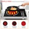 Digital  Single Infrared Hot Plate Burner Cooker with Adjustable Temperature, Multi-Function Cooking Hob with Button Control, for Hot Pot, Frying, Stir Fry, BBQ, Soup &amp; More