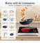Digital  Single Infrared Hot Plate Burner Cooker with Adjustable Temperature, Multi-Function Cooking Hob with Button Control, for Hot Pot, Frying, Stir Fry, BBQ, Soup &amp; More