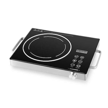 Digital  Single Infrared Hot Plate Burner Cooker with Adjustable Temperature, Multi-Function Cooking Hob with Button Control, for Hot Pot, Frying, Stir Fry, BBQ, Soup &amp; More