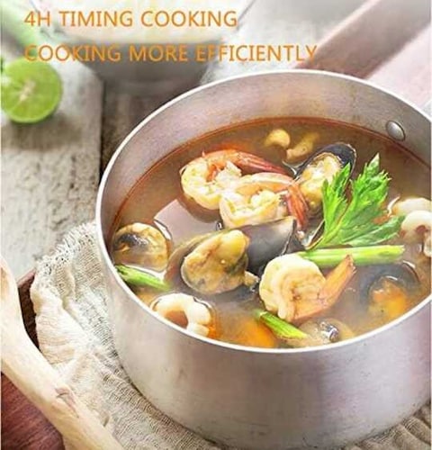 Generic Infrared Cooker Single Hot Plate with Digital Display Temperature AdjustmentLightweight, Portable,  Gold Aluminium Design