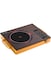 Generic Infrared Cooker Single Hot Plate with Digital Display Temperature AdjustmentLightweight, Portable,  Gold Aluminium Design