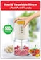Electric Food Chopper &amp; Mincer, 500ml Stainless Steel Bowl, 500W Powerful Copper Motor for Meat, Vegetables, Fruits, Mayonnaise, and Baby Food Processor