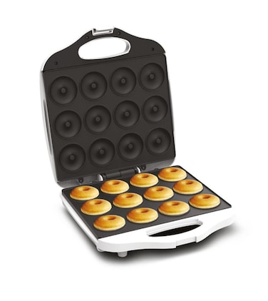 Generic Donut Maker Non Stick Electric Doughnut Machine with Non-Stick Plates & Double-Sided Heating Mini Donuts for Breakfast Snacks & Tiffin 1400W