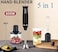 Nicsware 5 in 1 Hand Blender, Chopper, Whisker &amp; Mixer with Durable Stainless Steel Blades, Removable Stick, and Multipurpose Attachments for Smoothies, Soups