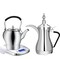 Dealio Arabic Coffee Maker with Tea Kettle Tea Maker with Digital Display Stainless Steel - 1000W, 1000mL Capacity- Dual Function for Coffee, Tea Perfect for Breakfast & Tea Time