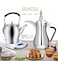 Arabic Coffee Maker with Tea Kettle Tea Maker with Digital Display Stainless Steel - 1000W, 1000mL Capacity- Dual Function for Coffee, Tea Perfect for Breakfast &amp; Tea Time