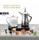 Dealio Arabic Coffee Maker with Tea Maker Stainless Steel  Digital Display - 1000W, 1L Capacity for Both Dual Function for Coffee, Karak Tea for Breakfast & Tea Time