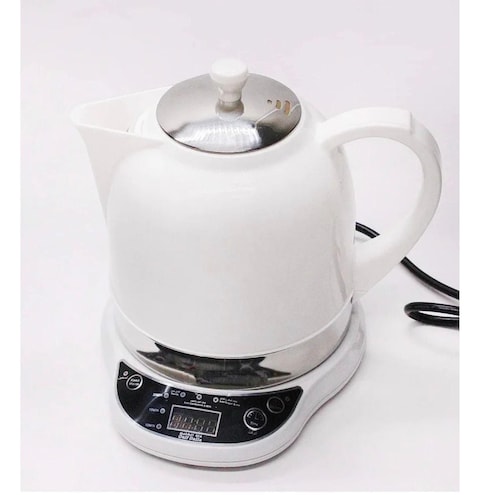 Kitchen Desk Karak Tea Maker - 1000W, 1200mL Capacity with Temperature Control Base & Digital Display - Perfect for Brewing Traditional Karak Tea at Home