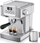 20 Bar Espresso Coffee Maker for Espresso, Cappuccino &amp; Latte   1350W, 58mm Filter, 1.8L Detachable Transparent Water Tank   Professional Home Coffee Machine