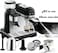 All in One Espresso Machine with Grinder 1.4L 1600W Digital Display, 58mm Filter, Powerful Steam Wand for Milk Texturing, Perfect for Espresso and Coffee Lovers