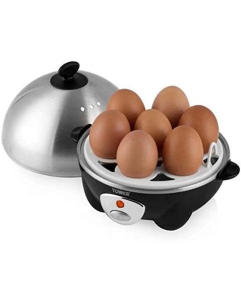 7 Slot Stainless Steel Egg Boiler &ndash; Perfect for Snacks, Tiffin, and Breakfast &ndash; Easy-to-Use Egg Cooker for Hard, Medium, or Soft Boiled Eggs