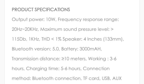 Dealio Portable Bluetooth Speaker with 2 Mics for Karaoke – Rechargeable, 6-Hour Playtime, Bass Boost – Perfect for Parties, Family Gatherings, and Picnics
