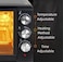 35L Electric Oven, 1500W Countertop Toaster Oven &ndash; Adjustable Thermostat &amp; Timer, 90-Min Timer, Rotisserie Maker Includes Fry Pan &amp; Wire Rack