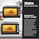 35L Electric Oven, 1500W Countertop Toaster Oven &ndash; Adjustable Thermostat &amp; Timer, 90-Min Timer, Rotisserie Maker Includes Fry Pan &amp; Wire Rack