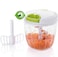 Mini Slicer &amp; Food Chopper &ndash; 900ml, Stainless Steel Blades for Vegetables, Fruits &amp; Egg Beating White