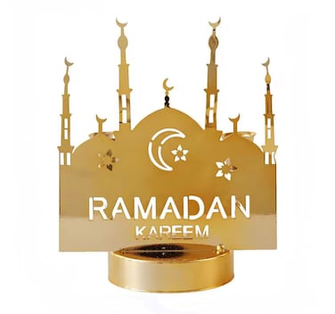 Ramadan Kareem Arab Lantern &ndash; Decorative Ramadan Lantern for Home, Mosque &amp; Iftar Atmosphere &ndash; Perfect Ramadan &amp; Traditional Islamic Eid Gift