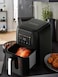 Digital Air Fryer with 8L Capacity &ndash; 1700W, LED Touch Display, 7 Cooking Programs, Glass Window View, Oil-Free Frying, Nonstick Air Fryers Basket, Dishwasher-safe, Elegant Black Design