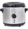 Deep Fryer with Non-Stick Oil Tank, Stainless Steel Body, Adjustable Thermostat, 1.5L, 1100W Power, Detachable Oil Tank &ndash; Ideal for Breakfast, Snacks, and Iftar