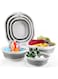 ANTOLE Collapsible Wash Basin,Foldable Wash Basin Set 3 Pack Collapsible Laundry Baskets,Space Saving Storage Containers for Dishwashing, Laundry, Fruit, Camping, Hiking and Home (Grey)