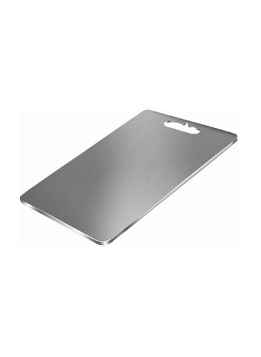 Cutting Board Heavy Guage Stainless Steel Healthier and Perfect for Chopping Vegetables, Kneding Roti and Dough 30cm X 40cm