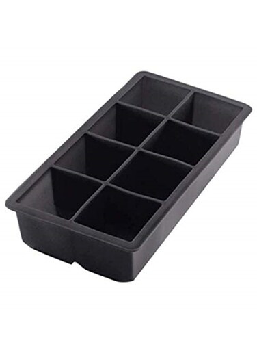 Big Cube Giant Jumbo Large Silicone Ice Cube Square Tray Mold Mould Black